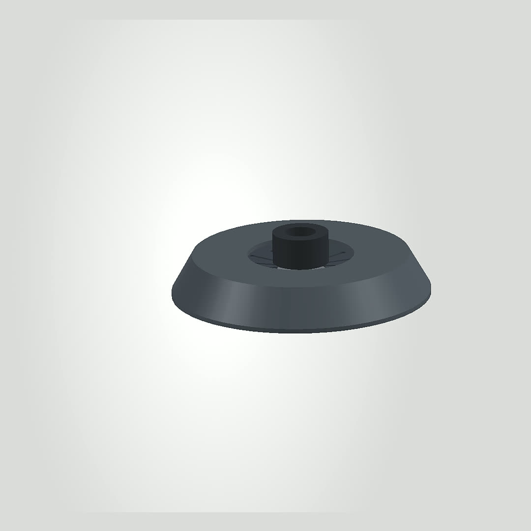 Single-plate dry clutch assembly CAD model, shown assembled